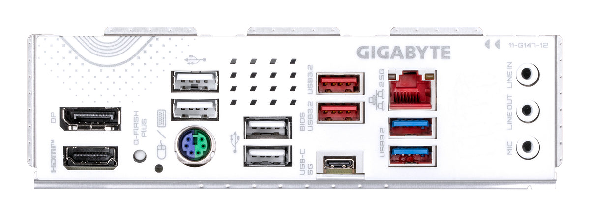 GIGABYTE B850 EAGLE ICE Mainboard – AMD Ryzen 9000 Serien-Prozessoren, 8+2+2 Phasen Digital-VRM, bis zu 8200 MHz DDR5 (O.C), 1 x PCIe 5.0 M.2 + 2 x PCIe 4.0 M.2, 2.5 GbE LAN, USB 3.2 Gen 2