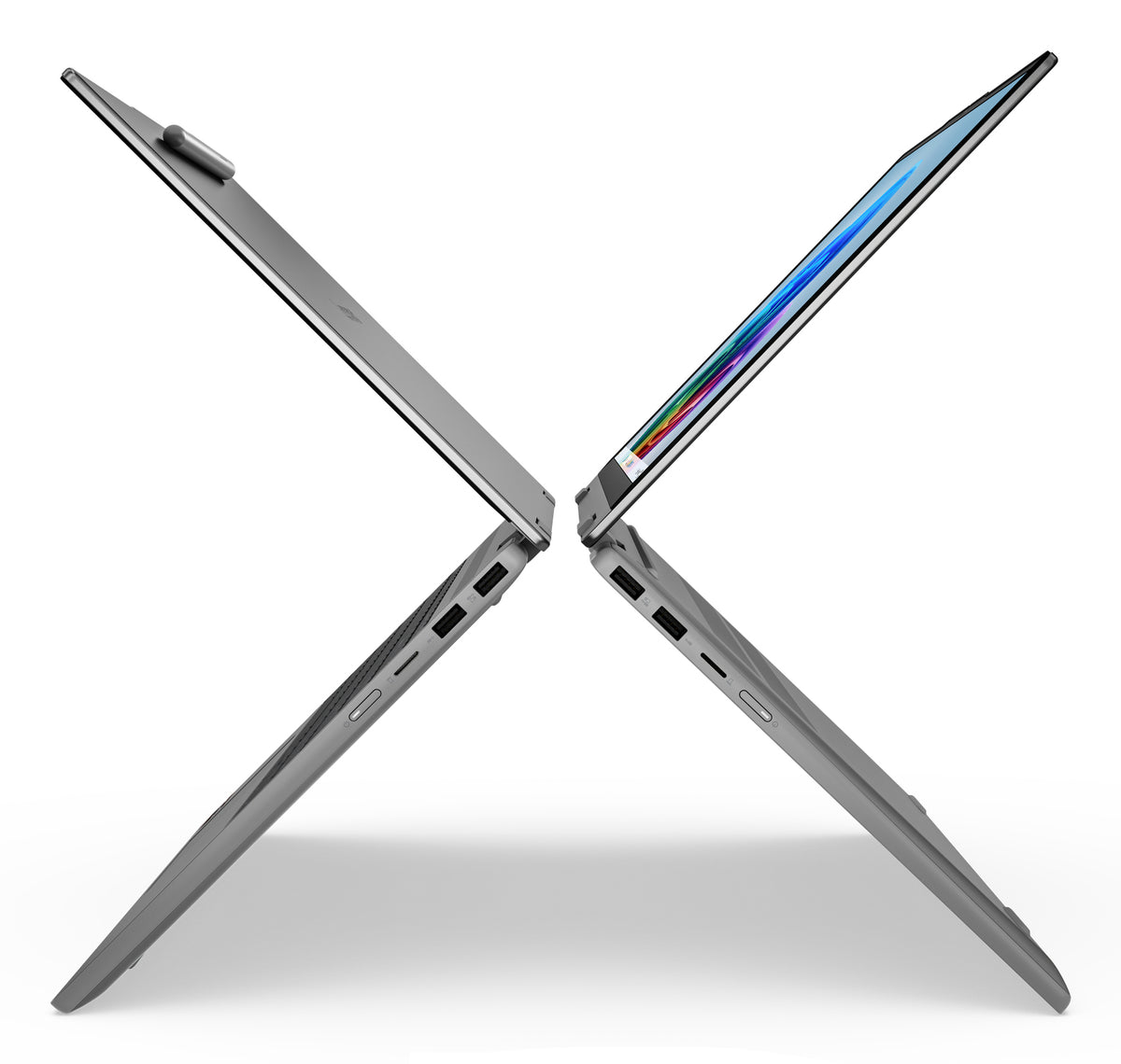 Lenovo IdeaPad 5 2-in-1 15AGP11 Copilot+ PC AMD Ryzen AI 7 445 Hybrid (2-in-1) 38,9 cm (15.3") Touchscreen WUXGA 16 GB DDR5-SDRAM 1 TB SSD Wi-Fi 7 (802.11be) Windows 11 Home Deutsch Grau