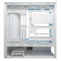 COUGAR Gehäuse Midi-Tower, CFV235 Vision, ARGB, LCD-Display, Mesh, Weiß