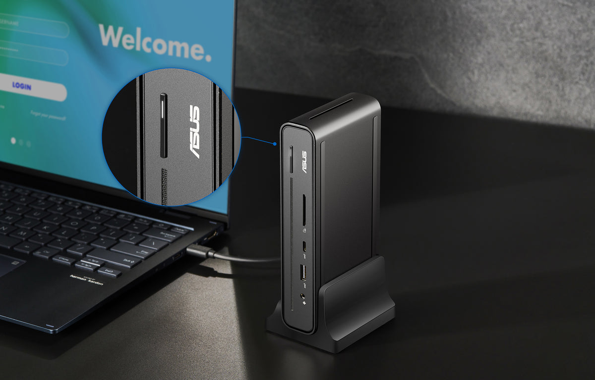 ASUS Triple Display USB-C Dock DC300 Andocken USB 3.2 Gen 2 (3.1 Gen 2) Type-C Schwarz