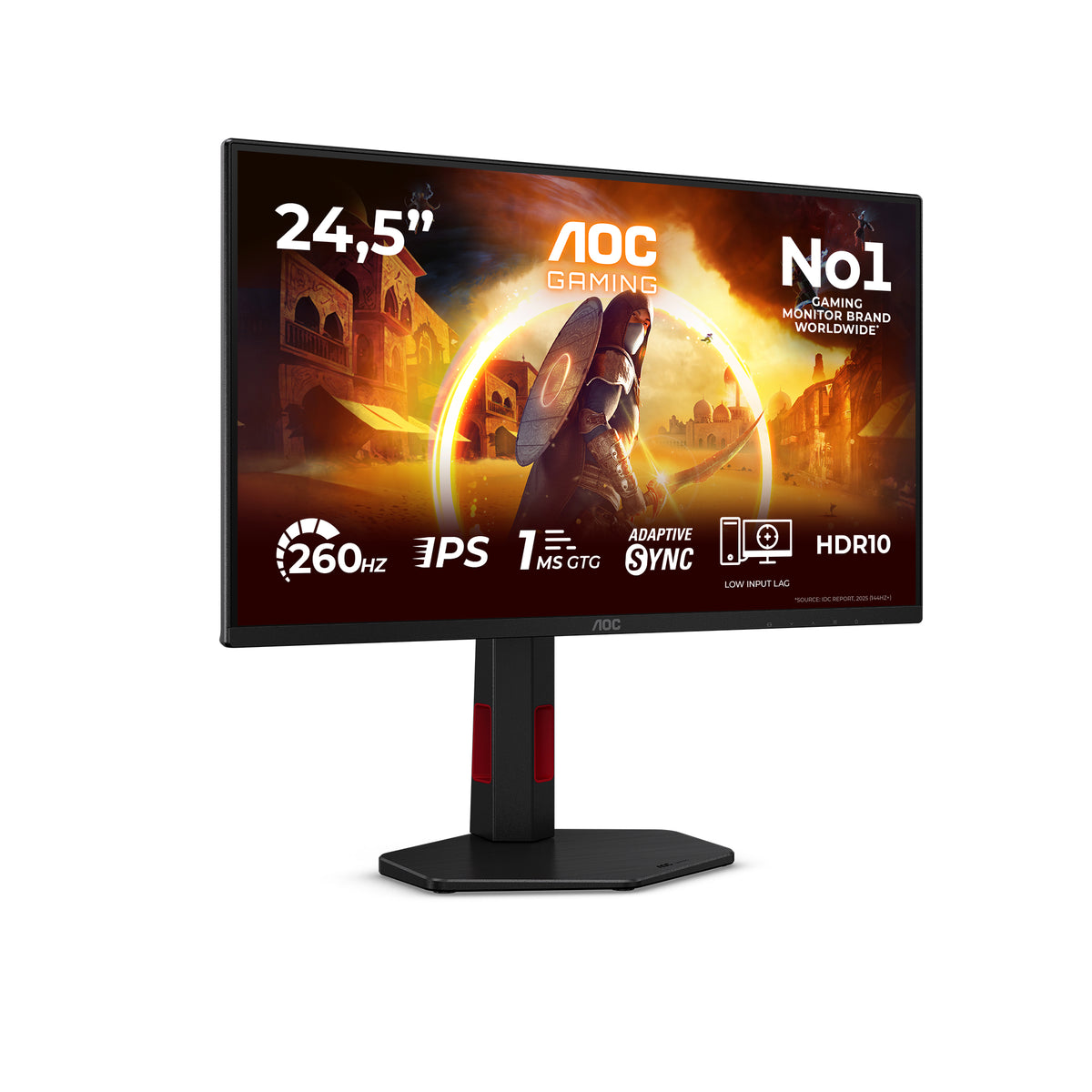 AOC G4 25G4ZR Computerbildschirm 62,2 cm (24.5") 1920 x 1080 Pixel LCD Schwarz, Rot