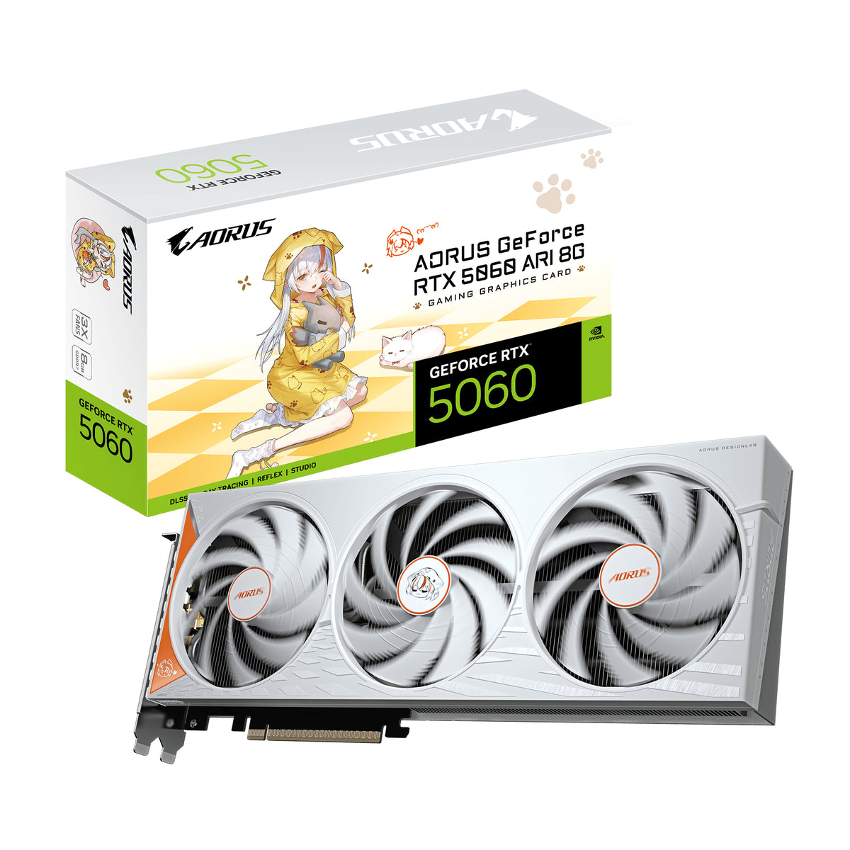 GIGABYTE AORUS GeForce RTX 5060 ARI 8G Grafikkarte