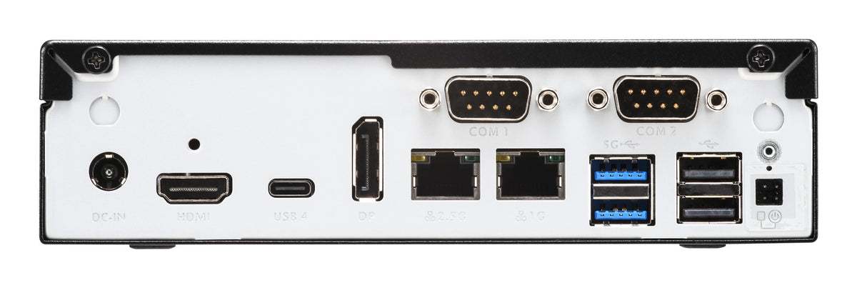 Shuttle Slim PC DH810 , S1851, 1x HDMI (2.1), 1x DP, 1x USB-C (DP), 1x 2.5" , 2x M.2, 2x LAN (Intel 1G + 2.5G), 2x COM, 24/7 Dauerbetrieb, inkl. VESA