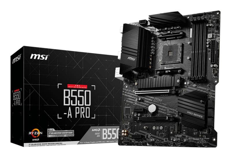 MSI B550-A PRO Motherboard AMD B550 Sockel AM4 ATX