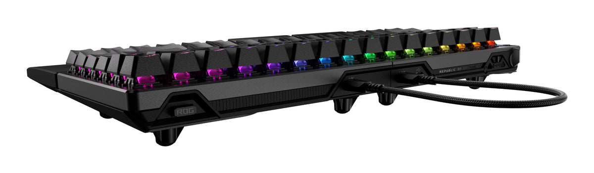 ASUS ROG Falcata Tastatur Gaming USB + RF Wireless + Bluetooth QWERTZ Deutsch Schwarz