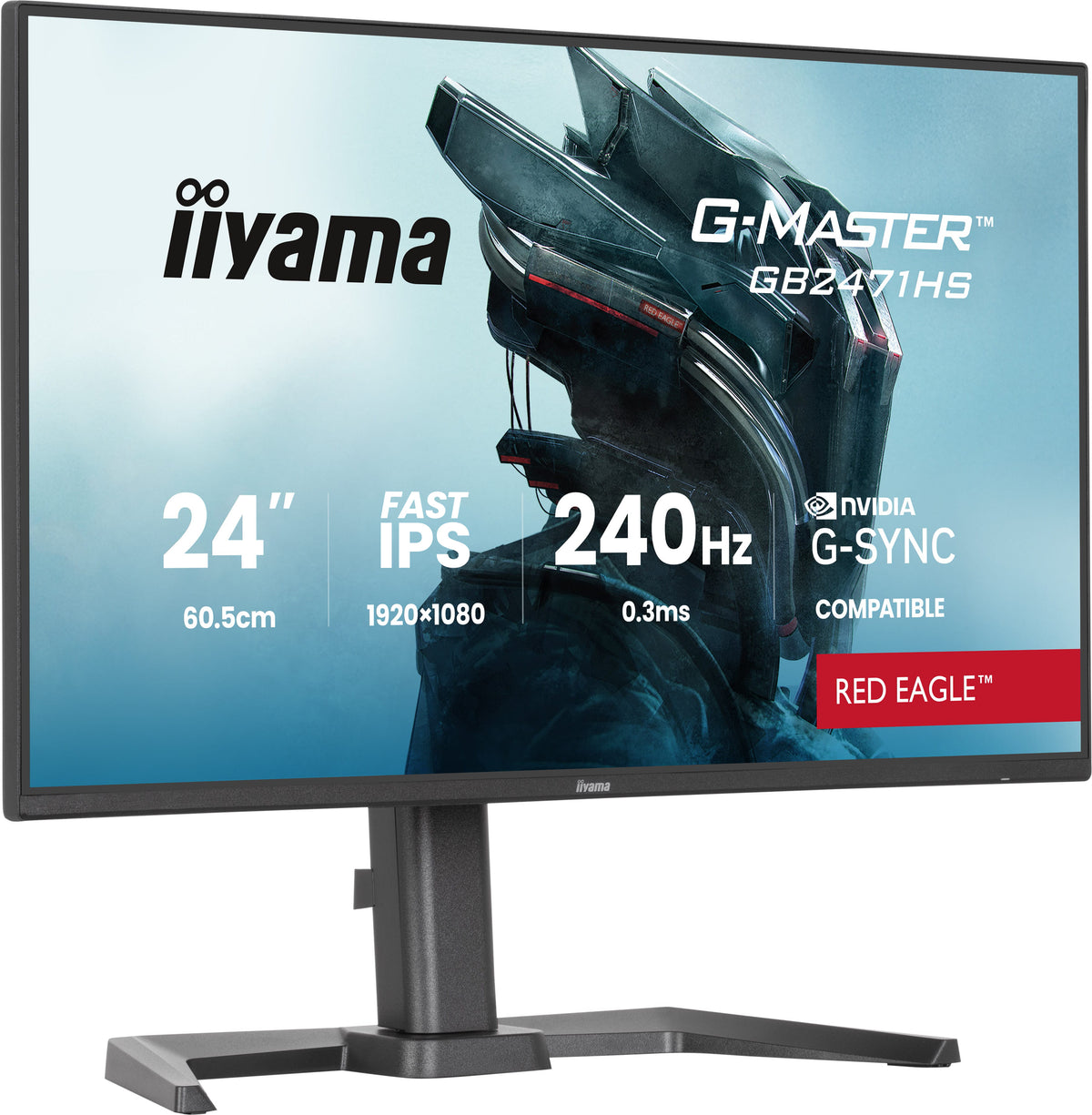 iiyama G-MASTER GB2471HS-B1 Computerbildschirm 60,5 cm (23.8") 1920 x 1080 Pixel Full HD Schwarz