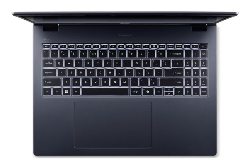 Acer TravelMate P4 TMP416-54-TCO-710X Intel Core Ultra 7 255U Laptop 40,6 cm (16") WUXGA 16 GB DDR5-SDRAM 1 TB SSD Wi-Fi 7 (802.11be) Windows 11 Pro Blau