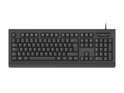 Conceptronic USB Tastatur,Smart ID-Kartenleser portugies. sw