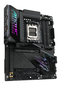 GIGABYTE X870E AORUS PRO X3D Mainboard - Unterstützt AMD Ryzen 9000 CPUs, digitales 18+2+2-Phasen-VRM, bis zu 9000MHz DDR5 (O.C.), 2xPCIe 5.0 + 2xPCIe 4.0, Wi-Fi 7, 5GbE LAN, USB 4