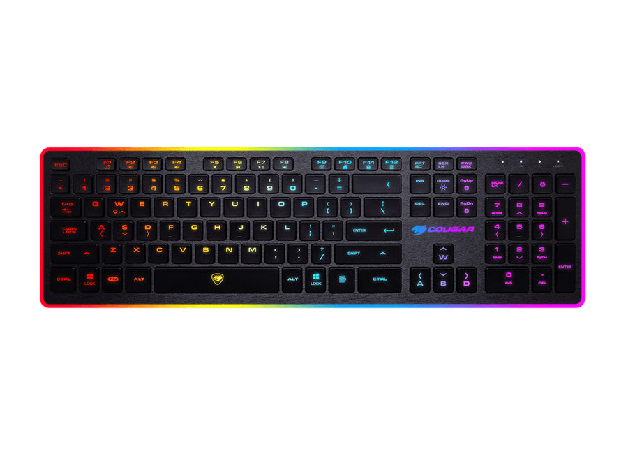 COUGAR CGR-WXNMB-VAN-CH Tastatur Gaming USB QWERTZ Schweiz Schwarz