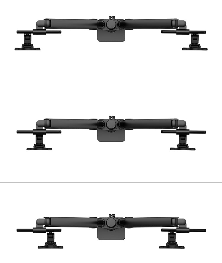 Neomounts DS65S-950BL2 Monitorarm 24-34" - Gasfeder - Topfix - mehrfach verstellbar - 180°-Stopp
