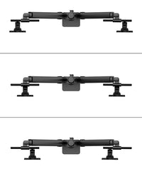 Neomounts DS65S-950BL2 Monitorarm 24-34" - Gasfeder - Topfix - mehrfach verstellbar - 180°-Stopp