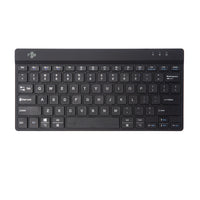 R-Go Tools Ergonomische Tastatur R-Go Compact Break, kompakte Tastatur mit Pausensoftware, QWERTY (US), Bluetooth, Schwarz