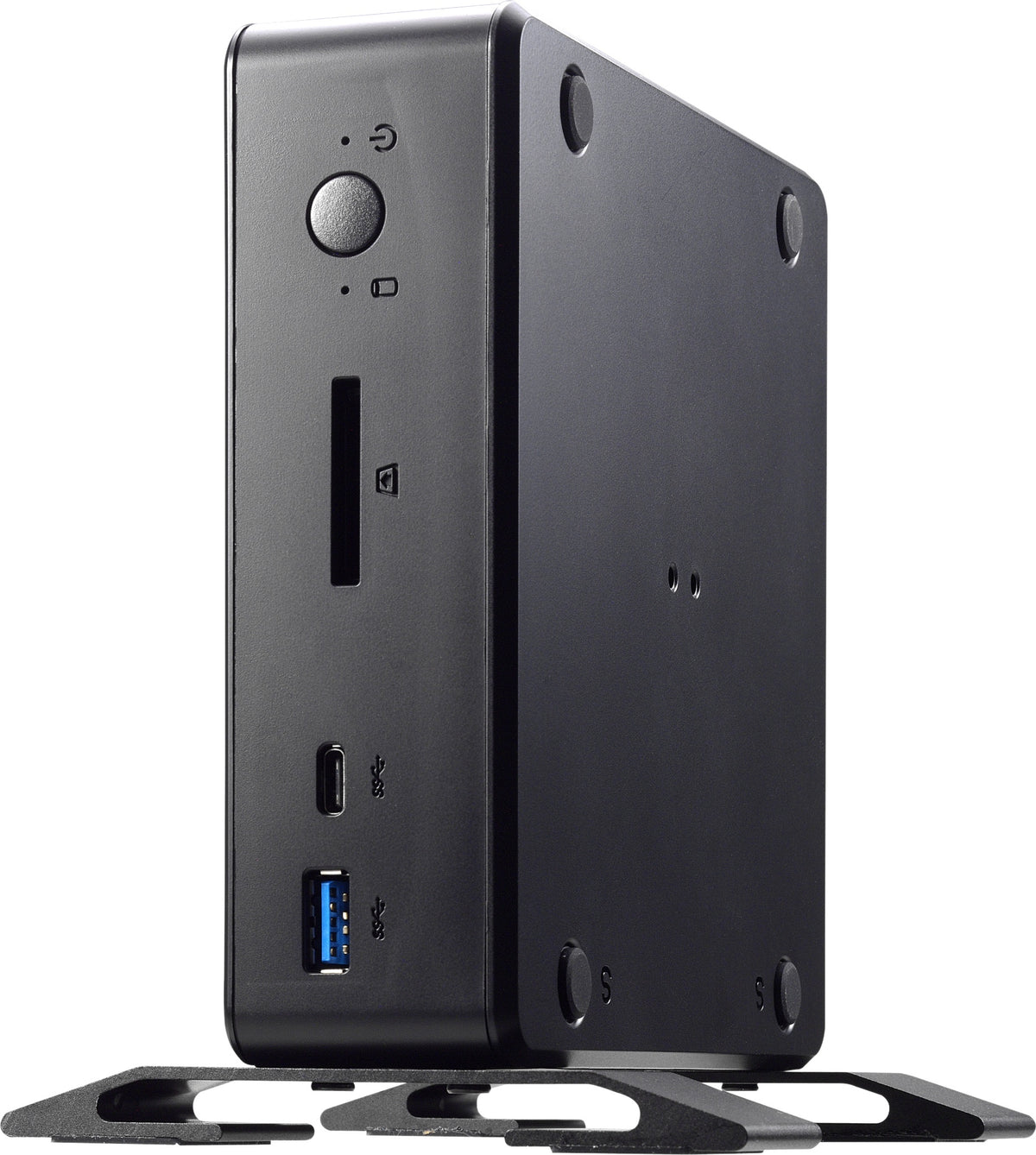 Shuttle Nano PC NC10U5 , Intel i5-8265U, 1x HDMI, 1x DP, 1x 2.5" bay, 1x M.2, 1x LAN, 1x COM, Wifi, 24/7 Dauerbetrieb, inkl. VESA & Stand