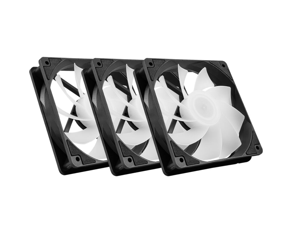 MSI MAG F120 ARGB x3 Computergehäuse Ventilator 12 cm Schwarz 3 Stück(e)