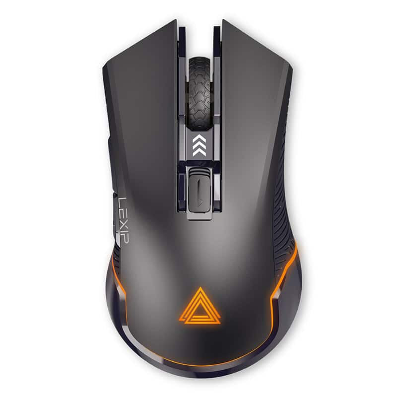 Lexip AR18 Maus Gaming rechts RF Wireless + USB Type-A Optisch 4800 DPI