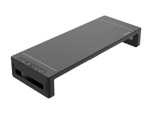 Equip Ergonomischer Monitorständer mit USB (USB-A x 4, USB-C x 1)