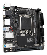GIGABYTE H610I Motherboard - Unterstützt Intel Core 14. Generation CPUs, 4+1+1 Hybrid Digital VRM, bis zu 5600MHz DDR5, 1xPCIe 3.0 M.2, GbE LAN, USB 3.2 Gen 1