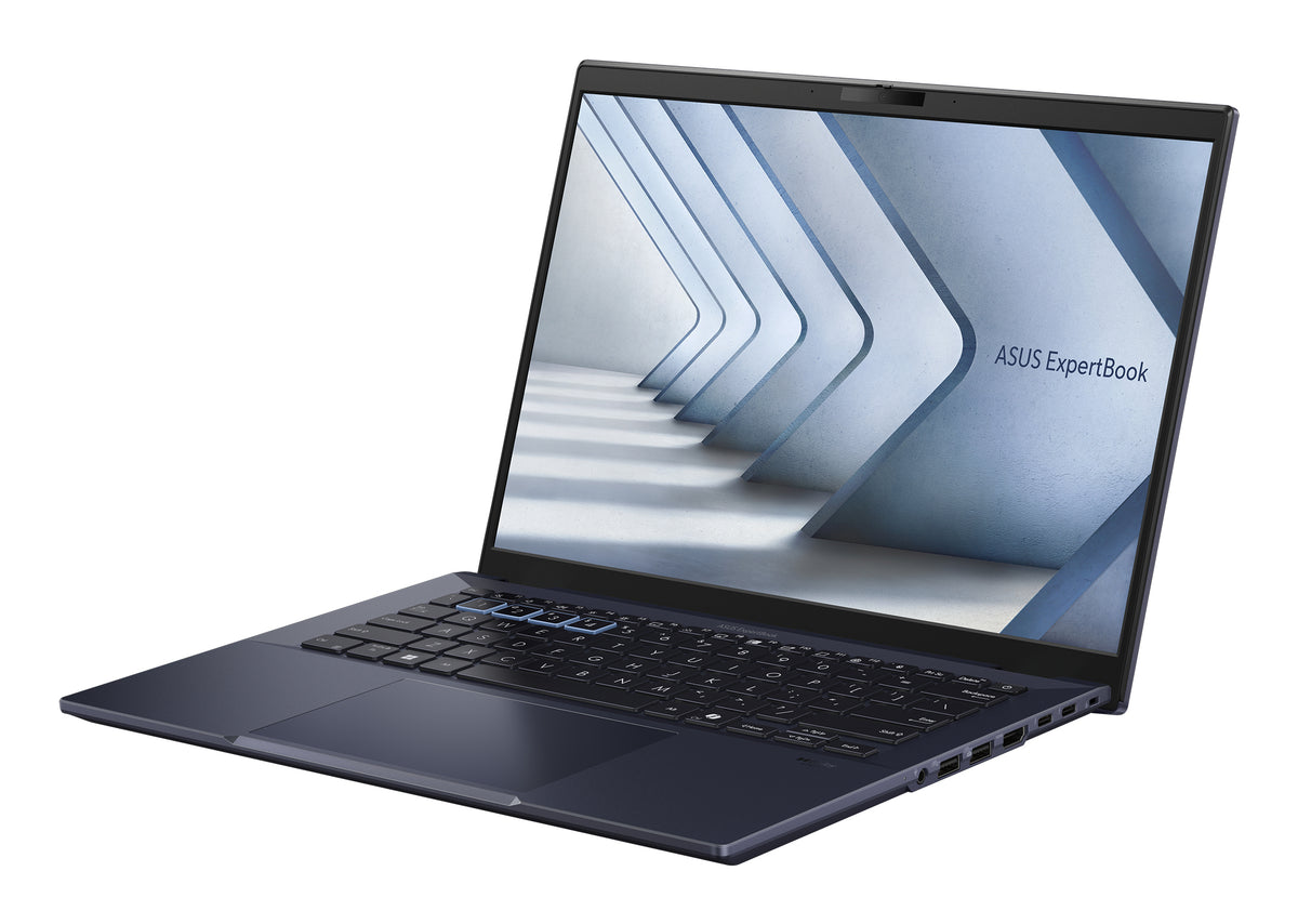 ASUS ExpertBook B5 B5404CMA-Q70103X Intel Core Ultra 7 155U Laptop 35,6 cm (14") WUXGA 32 GB DDR5-SDRAM 1 TB SSD Wi-Fi 6E (802.11ax) Windows 11 Pro Deutsch Schwarz