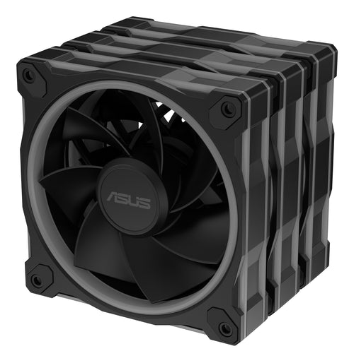 120mm ASUS PRIME MR120 ARGB Reverse Triple Pack Gehäuselüfter schwarz, 120 mm, PWM