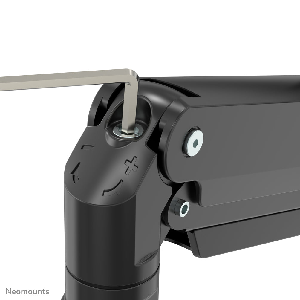 Neomounts NM-D775DX3BLACK Monitorarm 17-27" - Gasfeder - Topfix - 180°-Stopp