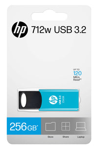 HP 712w USB-Stick 256 GB USB Typ-A 3.2 Gen 1 (3.1 Gen 1) Blau