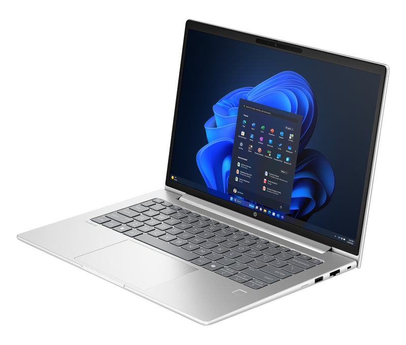 HP ProBook 4 G1i Intel Core Ultra 7 255U Laptop 35,6 cm (14") WUXGA 48 GB DDR5-SDRAM 512 GB SSD Wi-Fi 6E (802.11ax) Windows 11 Pro AI PC Silber