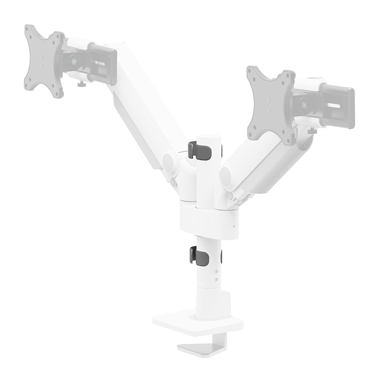 Neomounts DS65S-950WH2 Monitorarm 24-34" - Gasfeder - Topfix - mehrfach verstellbar - 180°-Stopp