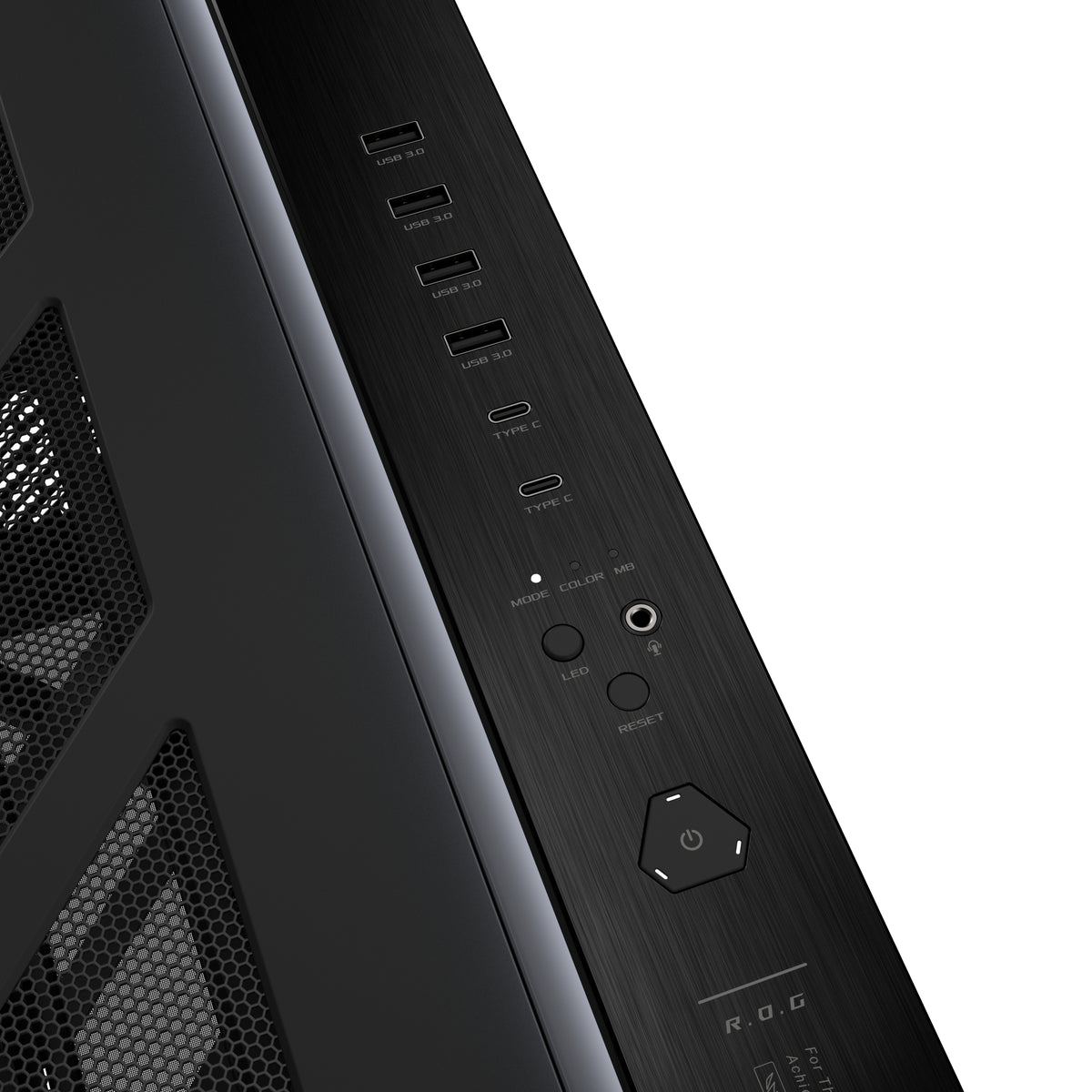 ASUS ROG CRONOX GR801 CURVE TG ARGB BLACK Midi Tower Schwarz