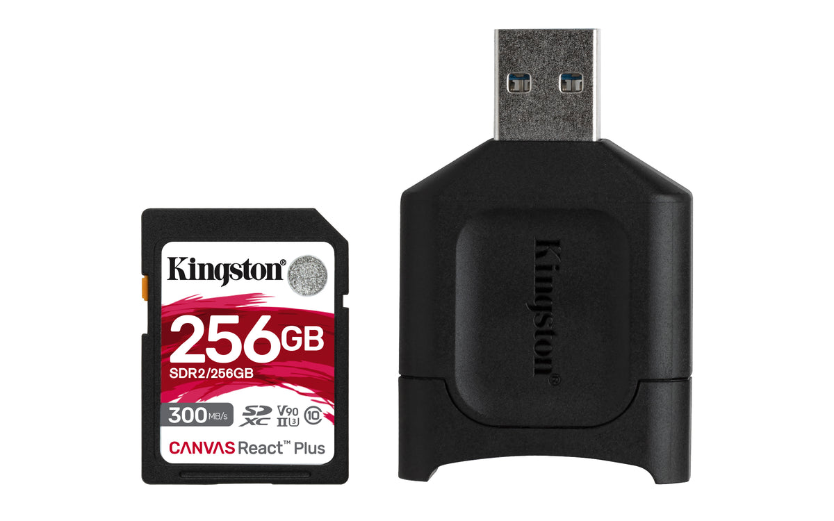 Kingston Technology Canvas React Plus 256 GB SD UHS-II Klasse 10