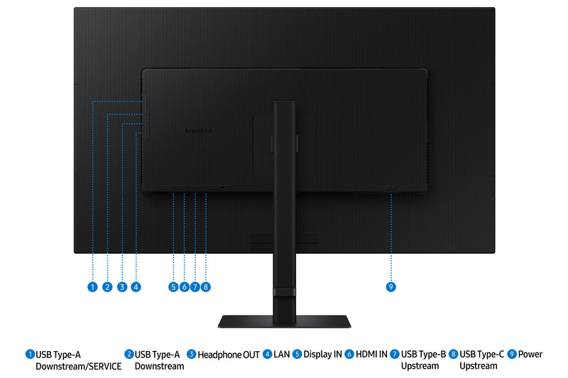 Samsung S80UD Computerbildschirm 94 cm (37") 3840 x 2160 Pixel 4K Ultra HD LCD Schwarz