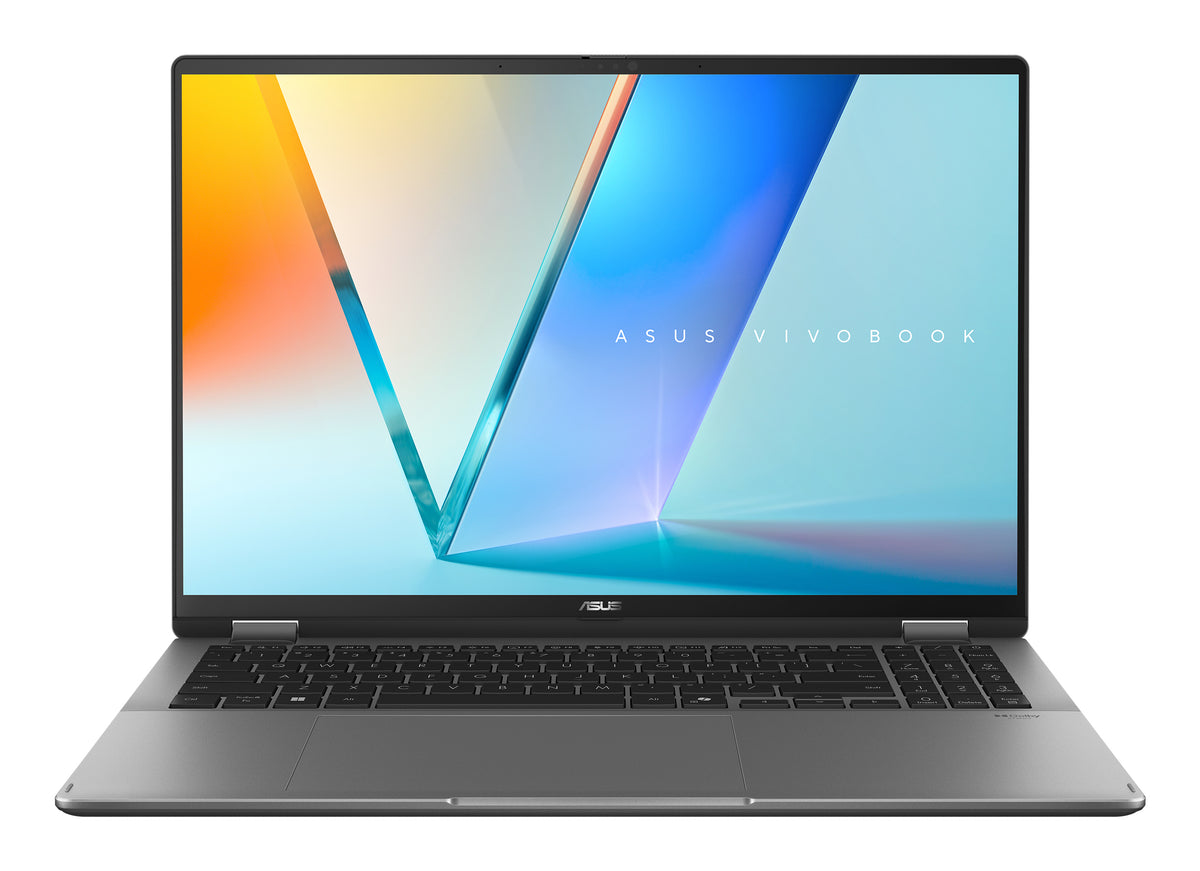 ASUS Vivobook 16 Flip TP3607AA-SI030W Intel Core Ultra 7 355 Hybrid (2-in-1) 40,6 cm (16") Touchscreen WUXGA 16 GB LPDDR5x-SDRAM 512 GB SSD Wi-Fi 7 (802.11be) Windows 11 Home Grau