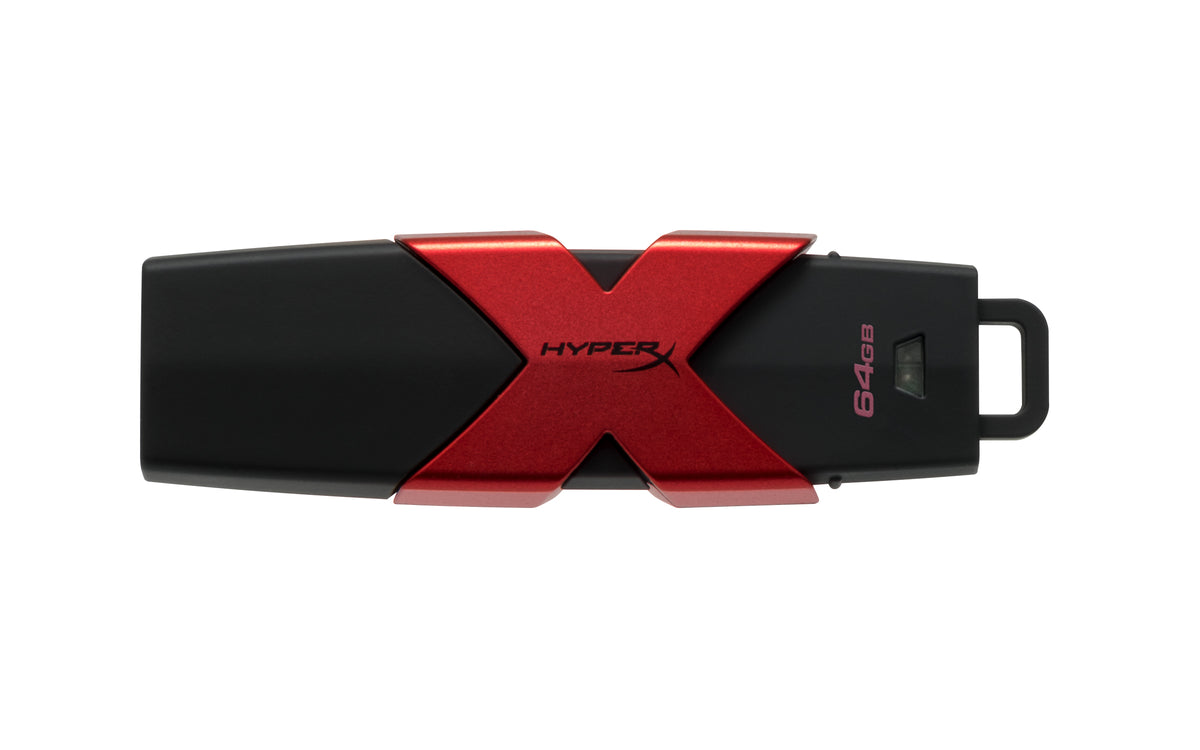 HyperX 64GB USB-Stick USB Typ-A 3.2 Gen 1 (3.1 Gen 1) Schwarz, Rot