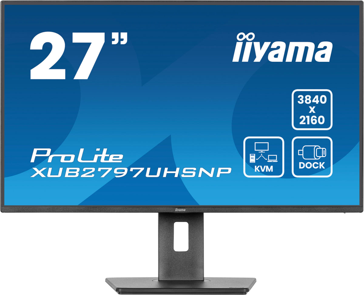 iiyama ProLite XUB2797UHSNP-B1 Computerbildschirm 68,6 cm (27") 3840 x 2160 Pixel 4K Ultra HD LED Schwarz