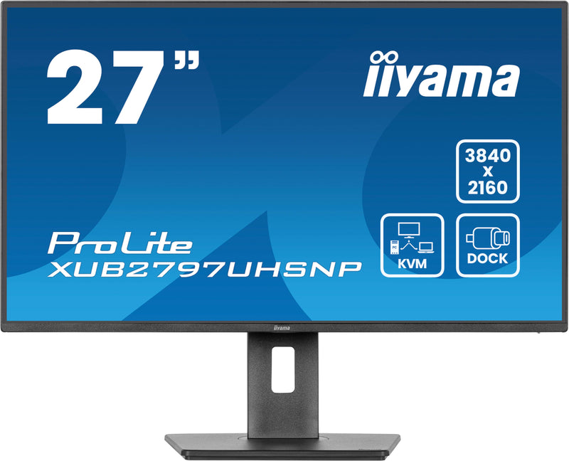 iiyama ProLite XUB2797UHSNP-B1 Computerbildschirm 68,6 cm (27") 3840 x 2160 Pixel 4K Ultra HD LED Schwarz