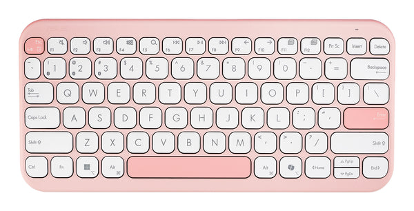 ASUS Marshmallow Keyboard KW100 Tastatur Haus Bluetooth QWERTZ Deutsch Pink