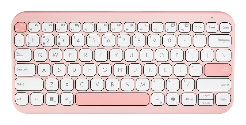 ASUS Marshmallow Keyboard KW100 Tastatur Haus Bluetooth QWERTZ Deutsch Pink