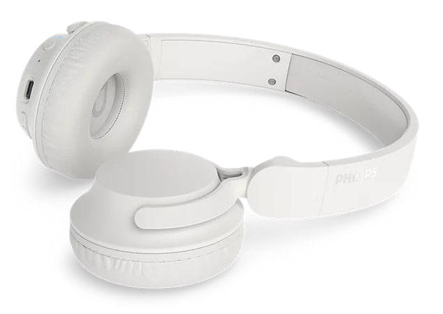 Philips TAH4500WT/00 Casque Bluetooth sans fil supra-auriculaire pour appels/musique, Blanc