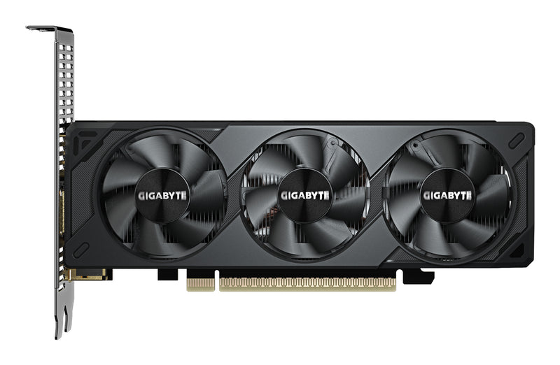 GIGABYTE GeForce RTX 5060 OC Low Profile 8G Grafikkarte - 8GB GDDR7, 128bit, PCI-E 5.0, 2512 MHz Kerntakt, 3 x DisplayPort, 1 x HDMI, GV-N5060OC-8GL