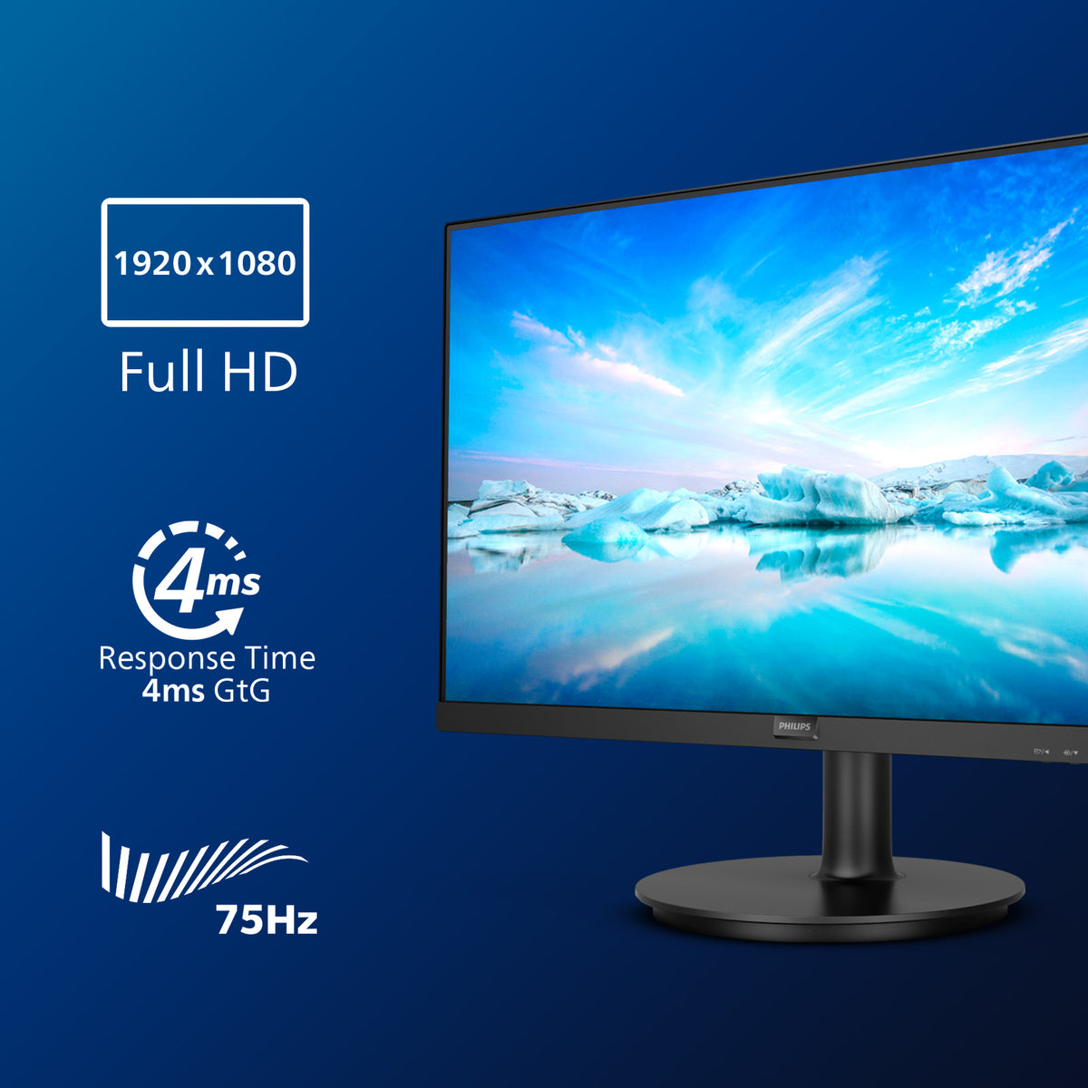 Philips V Line 271V8LA/00 Computerbildschirm 68,6 cm (27") 1920 x 1080 Pixel Full HD LED Schwarz
