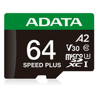 ADATA Speed Plus 64 GB MicroSDXC Klasse 10
