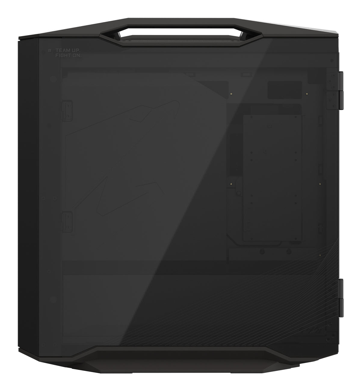 GIGABYTE AORUS C601 GLASS GLOBAL PC-Gehäuse – Mid-Tower, E-ATX kompatibel, Unterstützung für 420-mm-Radiator, 4 vorinstallierte 140-mm-Lüfter, USB 3.1 Gen2, RGB-Beleuchtung