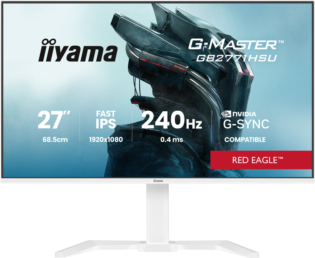 iiyama G-MASTER GB2771HSU-W1 Computerbildschirm 68,6 cm (27") 1920 x 1080 Pixel Full HD LCD Weiß