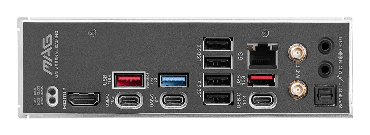 MSI MAG B850 TOMAHAWK MAX WIFI Motherboard AMD B850 Sockel AM5 ATX