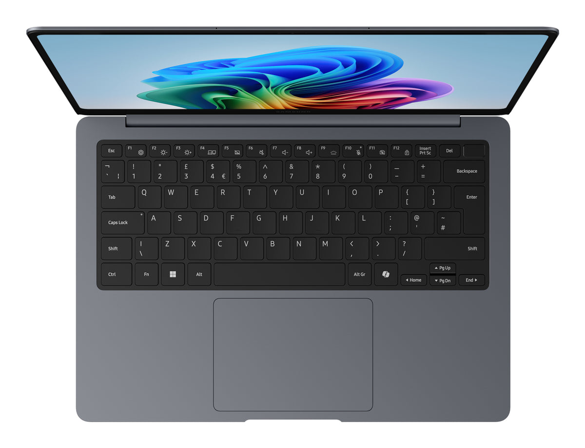 Samsung Galaxy Book6 Pro Copilot+ PC Intel Core Ultra X7 358H Laptop 35,6 cm (14") Touchscreen WQXGA+ 32 GB LPDDR5x-SDRAM 1 TB SSD Wi-Fi 7 (802.11be) Windows 11 Home Grau