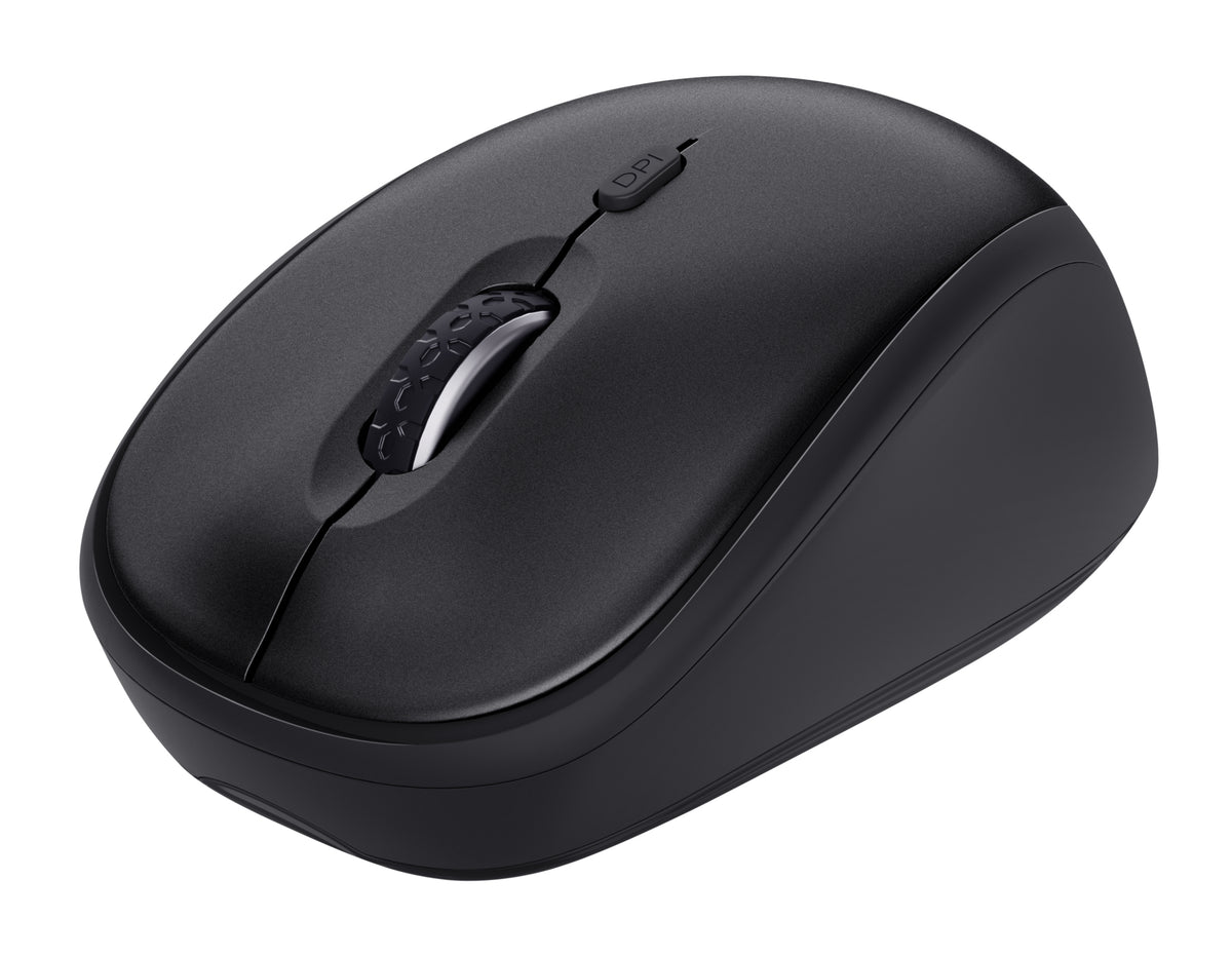 Trust TKM-360 Tastatur Maus enthalten Büro RF Wireless QWERTZ Deutsch Schwarz