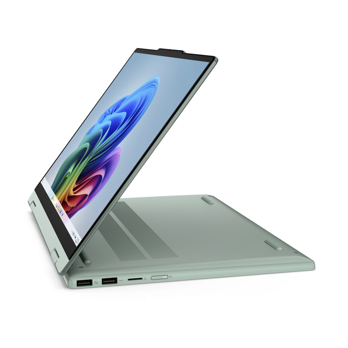 Lenovo IdeaPad 5 2-in-1 14AGP11 Copilot+ PC AMD Ryzen AI 5 430 Hybrid (2-in-1) 35,6 cm (14") Touchscreen WUXGA 16 GB DDR5-SDRAM 512 GB SSD Wi-Fi 7 (802.11be) Windows 11 Home Grün, Grau Deutsch