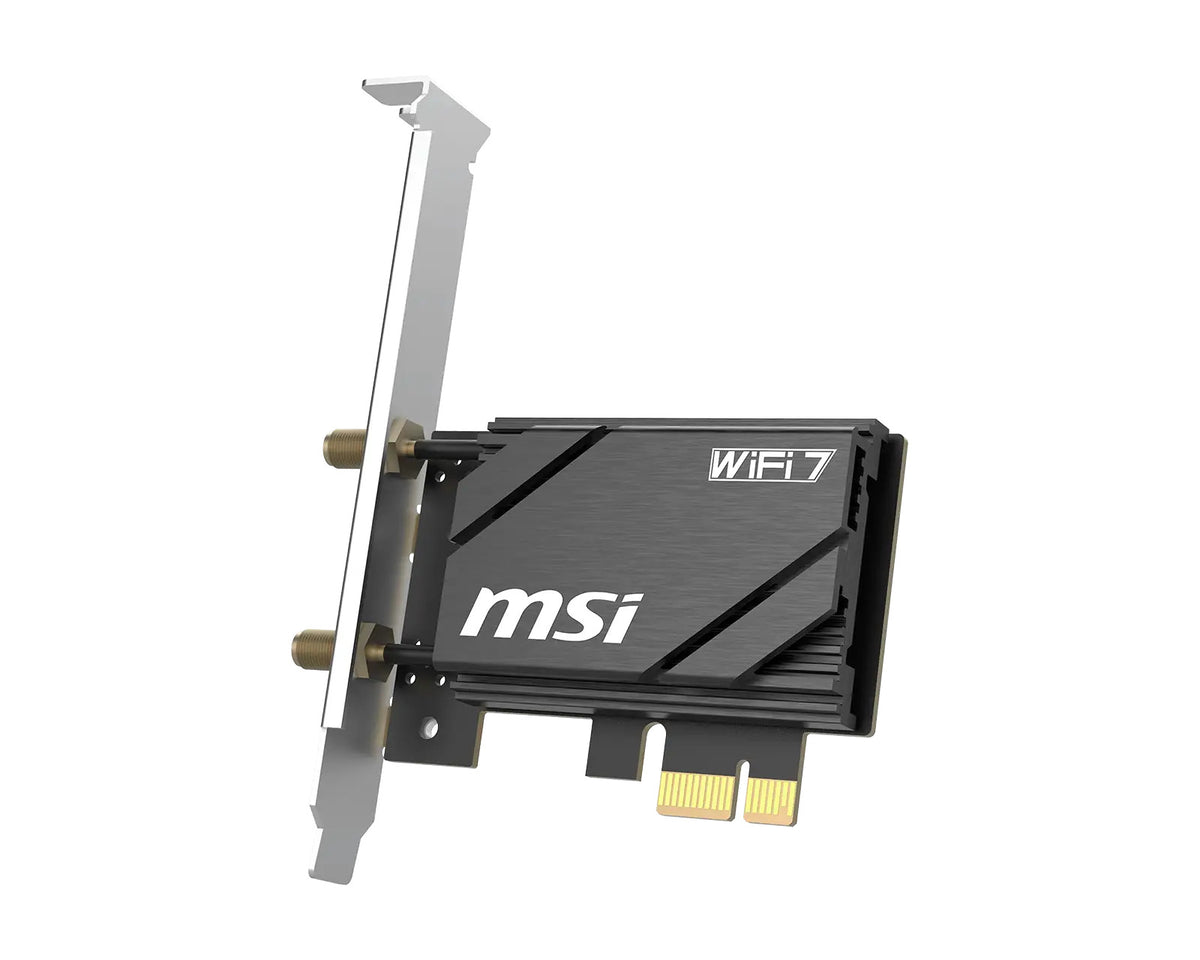MSI HERALD BE6500 WIFI 7 PCIE CARD Netzwerkkarte Eingebaut