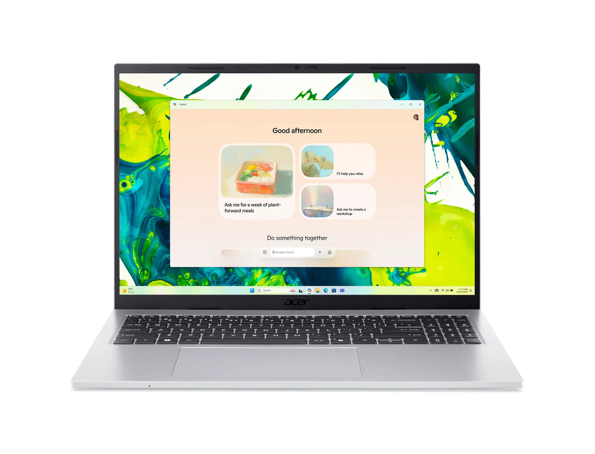 Acer Aspire Go 16 AG16-71P-90SZ Intel® Core™ i9 i9-13900H Laptop 40,6 cm (16") WUXGA 32 GB DDR5-SDRAM 1 TB SSD Wi-Fi 6 (802.11ax) Windows 11 Home Silber