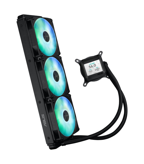 K ASUS PRIME LC 360 ARGB LCD Schwarz Komplettwasserkühlung für CPUs